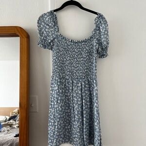 Reformation blue sun dress